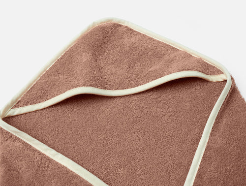 inousa Organic Baby Hooded Towel and Bath Mitt Set